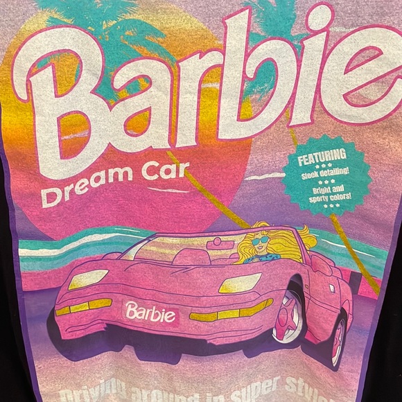 Barbie black tshirt. Worn once and washed once. - Picture 1 of 4